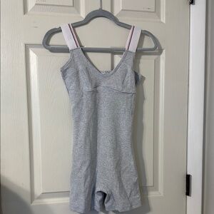 Gray Women's yoga romper